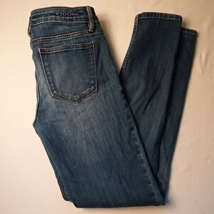 Vigoss Jeans Size 27/4 Low Rise Skinny Leg Medium Wash Y2k Stretch Classic
